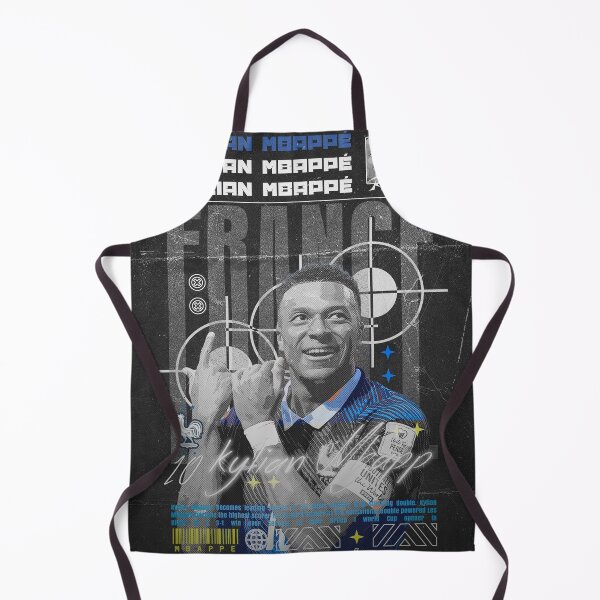 Item preview, Kylian Mbappé #10 - France Blue Jersey Industrial Graphic Art designed and sold by Shopunte.