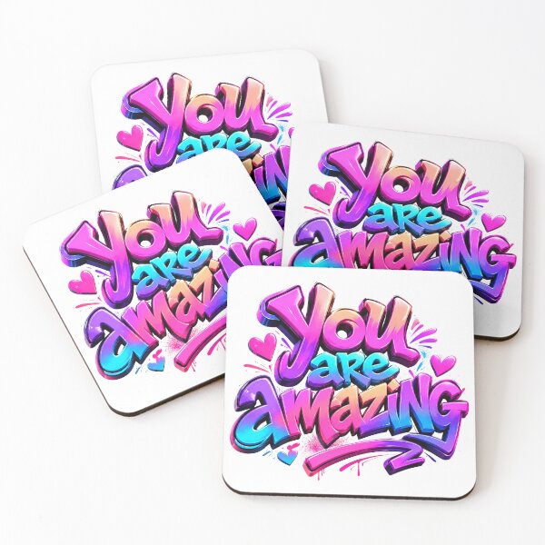 Item preview, You Are Amazing Graffiti Glow designed and sold by BlissBlvdShop.