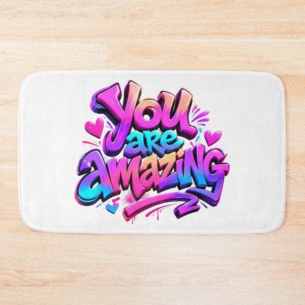 Item preview, You Are Amazing Graffiti Glow designed and sold by BlissBlvdShop.
