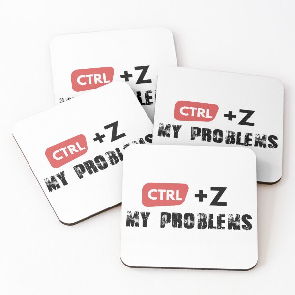 Item preview, Ctrl + Z My Problems – Funny Programmer Humor Design designed and sold by StudioAyinla.