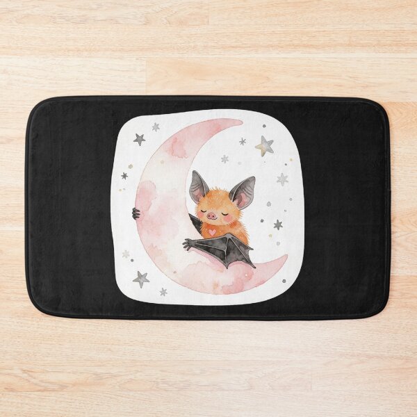 Item preview, Bat on Moon Sticker | Halloween Witchcore Art designed and sold by AillustriaAK.