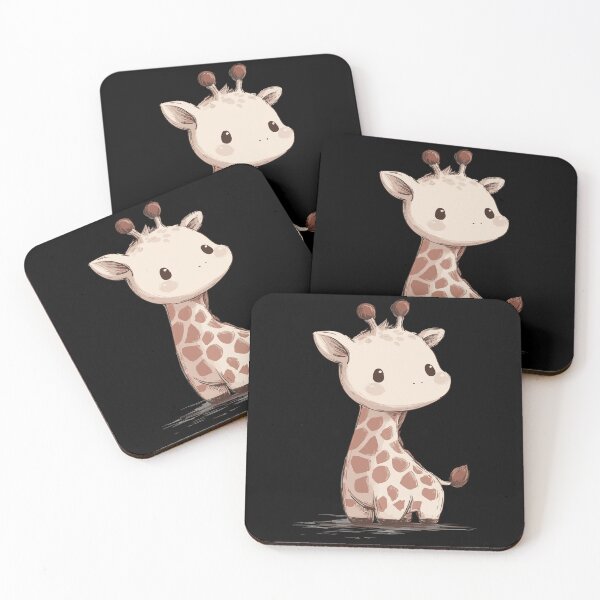 Item preview, Cute Baby Giraffe Sketch designed and sold by ClubVacay.