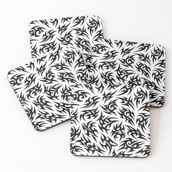 Item preview, Tribal Black Ink Pattern designed and sold by Owcomm.