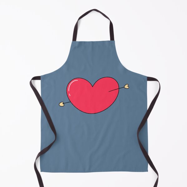 Item preview, Cute Red Heart with Cupid Arrow Illustration designed and sold by ubborn.
