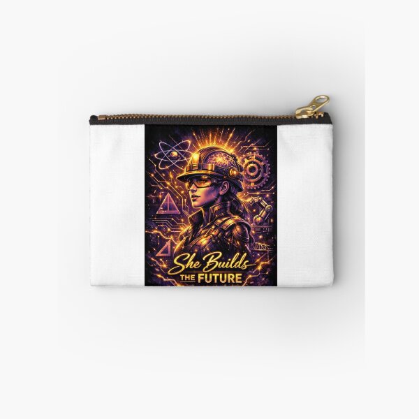 Item preview, She Builds the Future – Women in Engineering Empowerment Art designed and sold by TTopDesign.