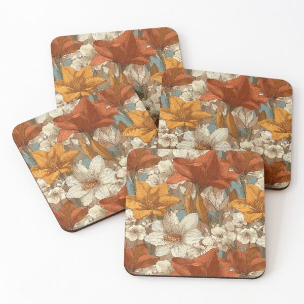 Item preview, Charming Amaryllis Print  - Birthday Flower Pattern   - Best Gifts For Dad designed and sold by RoyalStarsPatts.