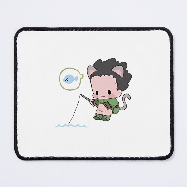 Item preview, Feline Shore Fishing - Tiny Cat Ears Angler designed and sold by Mrdonut-ARt.