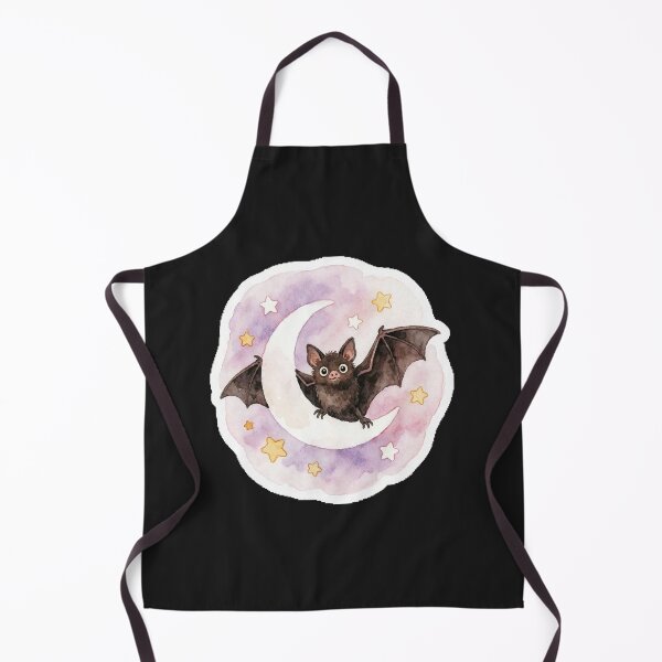 Item preview, Bat on Moon Sticker | Halloween Witchcore Art designed and sold by AillustriaAK.