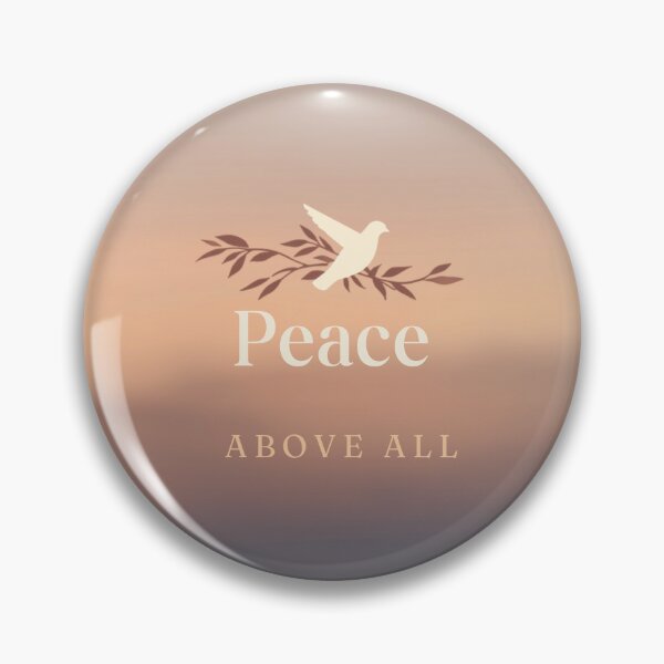 Item preview, Peace Above All – Dove and Olive Branch Affirmation Design designed and sold by CosmicQuietLab.