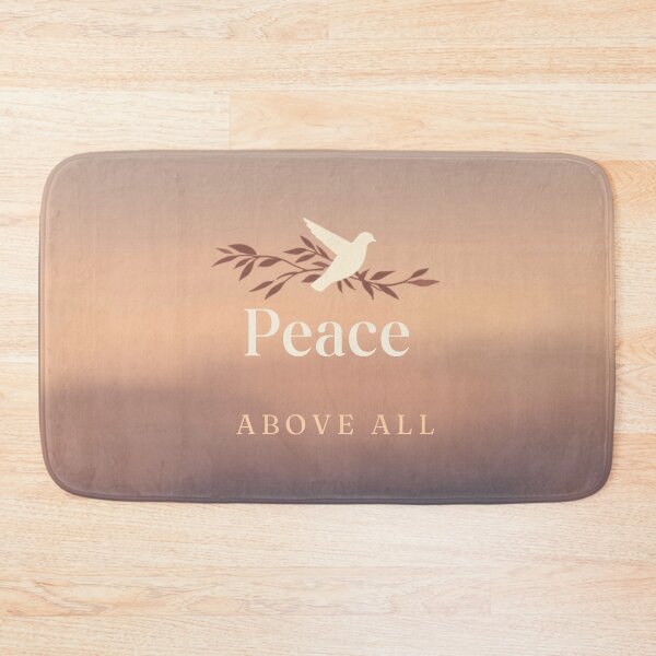 Item preview, Peace Above All – Dove and Olive Branch Affirmation Design designed and sold by CosmicQuietLab.