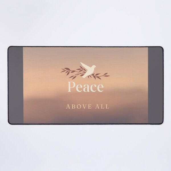 Item preview, Peace Above All – Dove and Olive Branch Affirmation Design designed and sold by CosmicQuietLab.