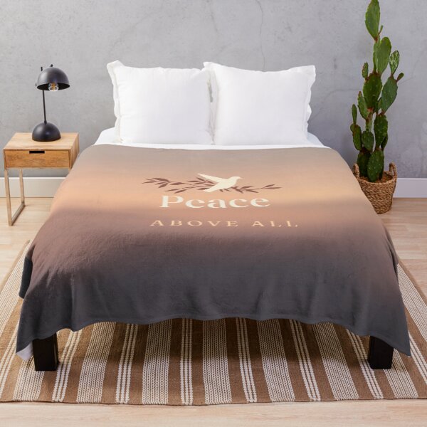 Item preview, Peace Above All – Dove and Olive Branch Affirmation Design designed and sold by CosmicQuietLab.