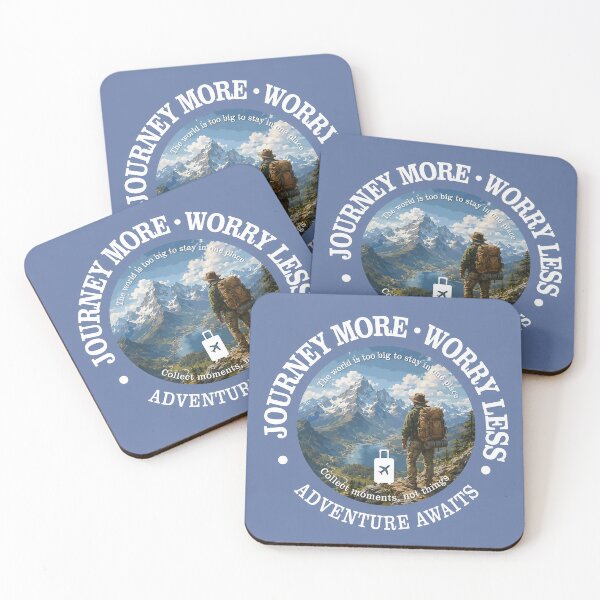 Item preview, Journey More Worry Less Adventure Badge designed and sold by ali prints.