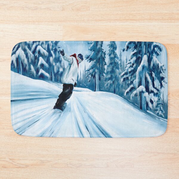 Item preview, Dropping The Dream Forest | Snowboard Art Print | Shred Art designed and sold by Shred Art Studio.