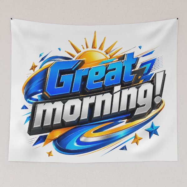 Item preview, Great Morning Power Burst designed and sold by BlissBlvdShop.