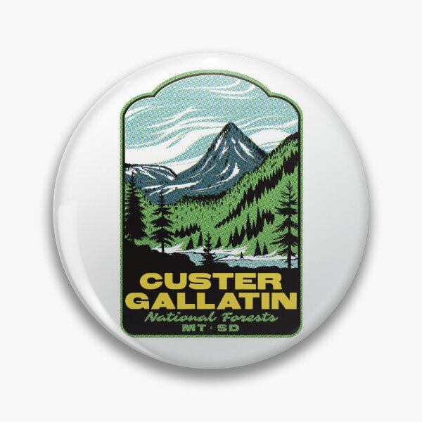 Item preview, Custer Gallatin National Forest Montana South Dakota designed and sold by HalpinDesign.