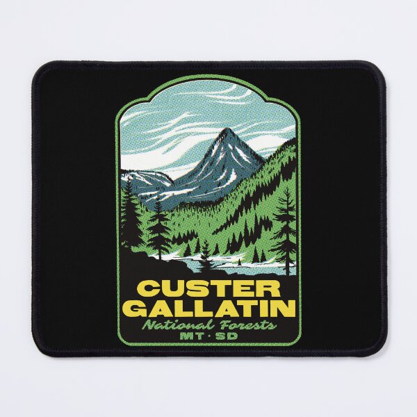 Item preview, Custer Gallatin National Forest Montana South Dakota designed and sold by HalpinDesign.