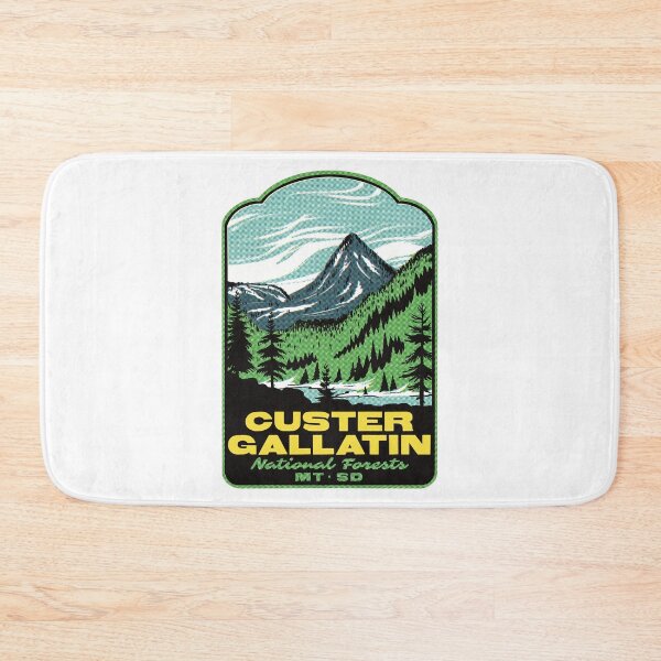 Item preview, Custer Gallatin National Forest Montana South Dakota designed and sold by HalpinDesign.