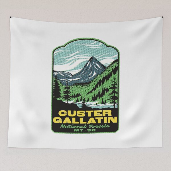 Item preview, Custer Gallatin National Forest Montana South Dakota designed and sold by HalpinDesign.