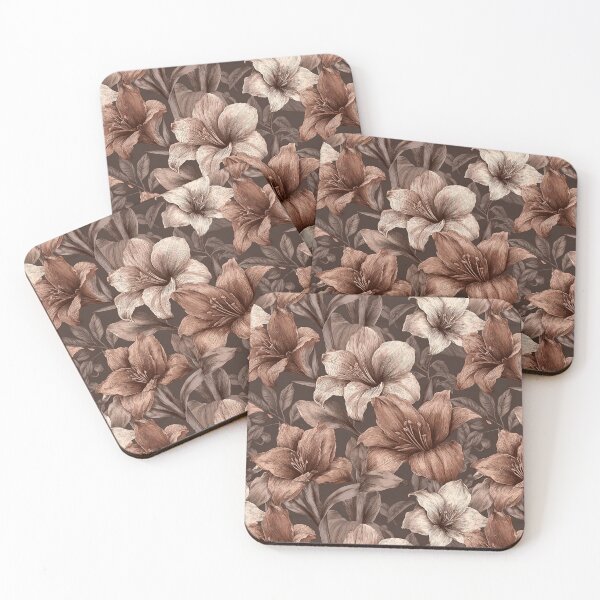 Item preview, Chic Amaryllis Flower  - Flower Garden Pattern   - Birthday Gifts designed and sold by RoyalStarsPatts.