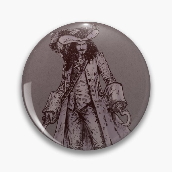 Item preview, Hooked Pirate Captain designed and sold by BrushBansheeStore.