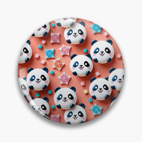 Item preview, Chibi Panda Pop-Up Tiles designed and sold by krazzyremo.