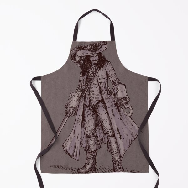Item preview, Hooked Pirate Captain designed and sold by BrushBansheeStore.