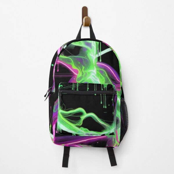 Item preview, Neon Acid Slime Hexagon Cyber Glitch designed and sold by Nexus Space.