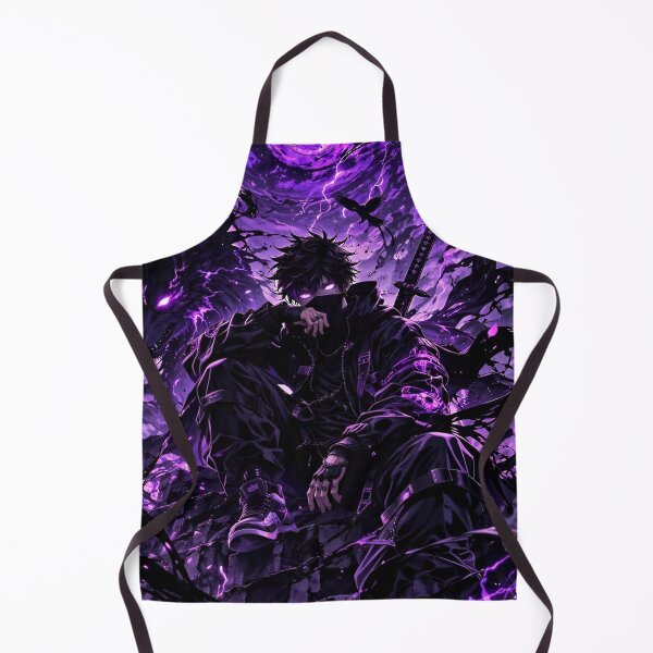 Item preview, Shadow Sovereign Anime Warrior – Purple Chaos Energy, Dark Fantasy Samurai Aesthetic designed and sold by Dyan4.