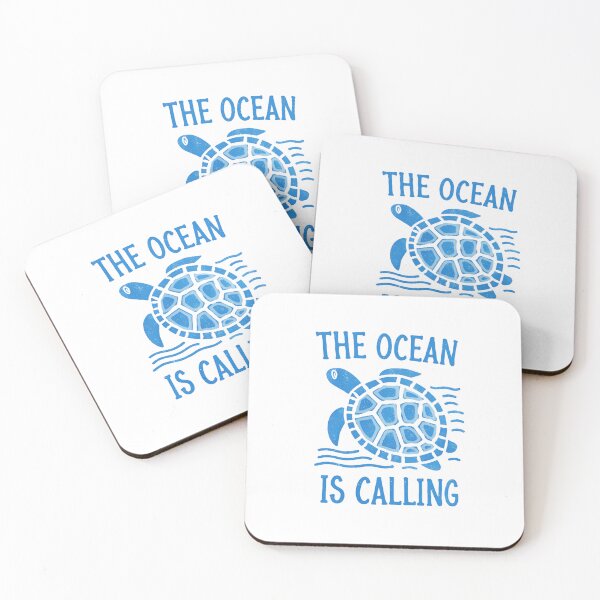 Item preview, The Ocean Is Calling Sea Turtle Coastal designed and sold by HBDStudio.
