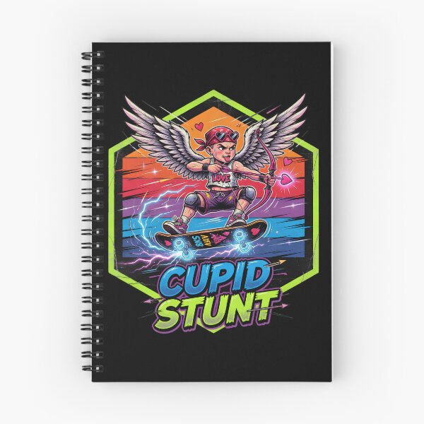 Item preview, Cupid Stunt Skateboard Punk Love Graphic designed and sold by TshirtsOnline-.