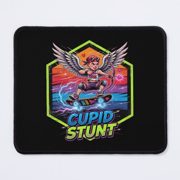 Item preview, Cupid Stunt Skateboard Punk Love Graphic designed and sold by TshirtsOnline-.