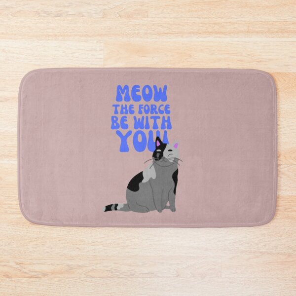 Item preview, Meow The Force Be Wthi You  designed and sold by DAILYNEEDSS.