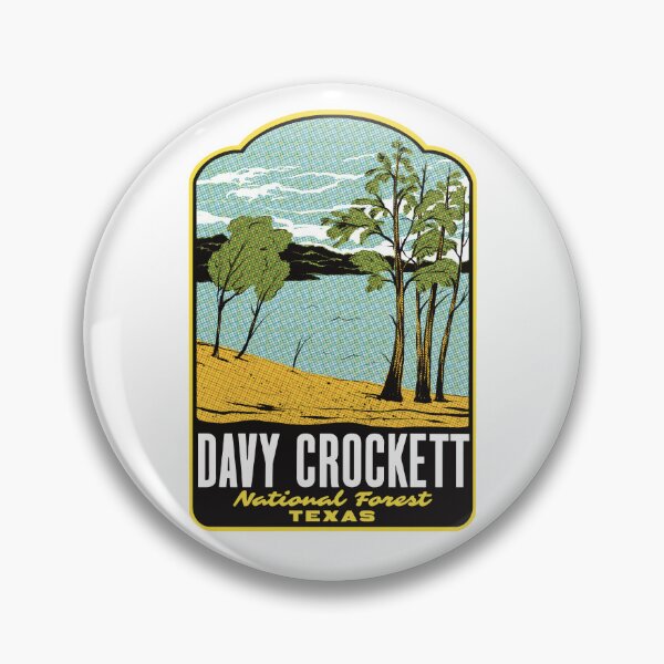 Item preview, Davy Crockett National Forest Texas Retro designed and sold by HalpinDesign.