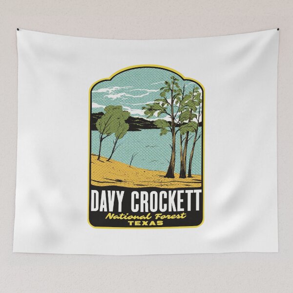 Item preview, Davy Crockett National Forest Texas Retro designed and sold by HalpinDesign.