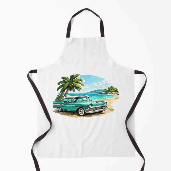 Item preview, Classic Car Facing the Caribbean Sea designed and sold by StudioBase.