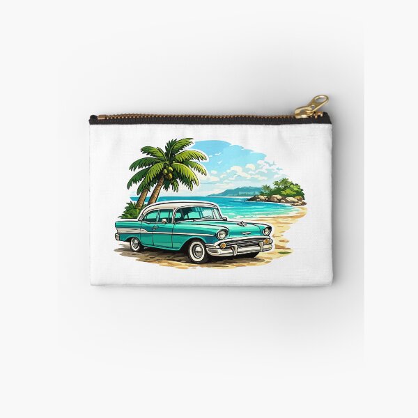 Item preview, Classic Car Facing the Caribbean Sea designed and sold by StudioBase.