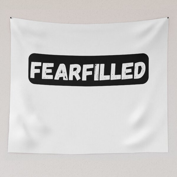 Item preview, Fearfilled Emotional Typography Design designed and sold by variant designer.