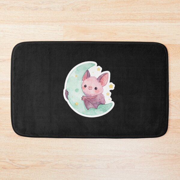 Item preview, Bat on Moon Sticker | Halloween Witchcore Art designed and sold by AillustriaAK.