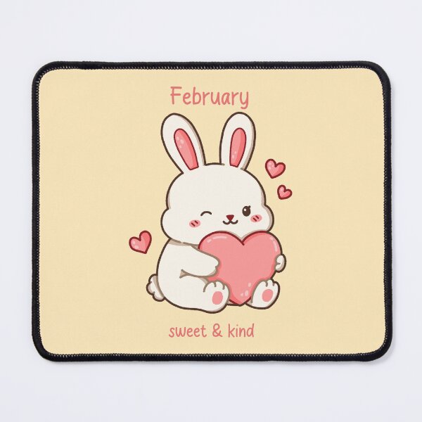 Item preview, February Bunny – Sweet & Kind designed and sold by TheRightNotes.
