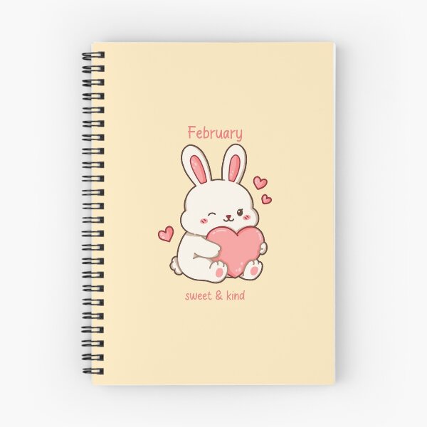 Item preview, February Bunny – Sweet & Kind designed and sold by TheRightNotes.