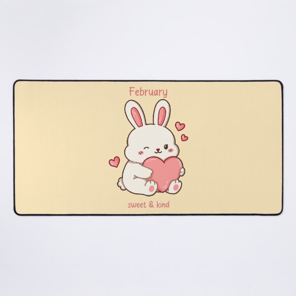 Item preview, February Bunny – Sweet & Kind designed and sold by TheRightNotes.