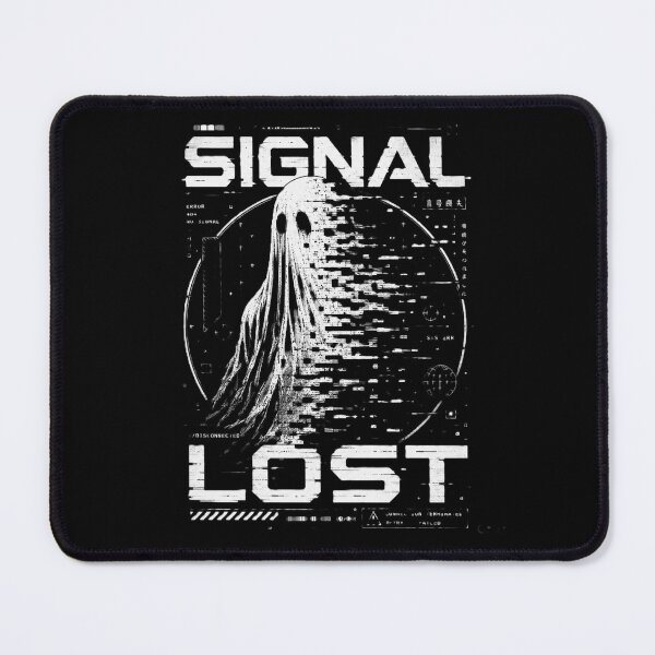 Item preview, Signal Lost – Glitch Ghost Cyberpunk Horror Aesthetic designed and sold by BlackBoneArt.