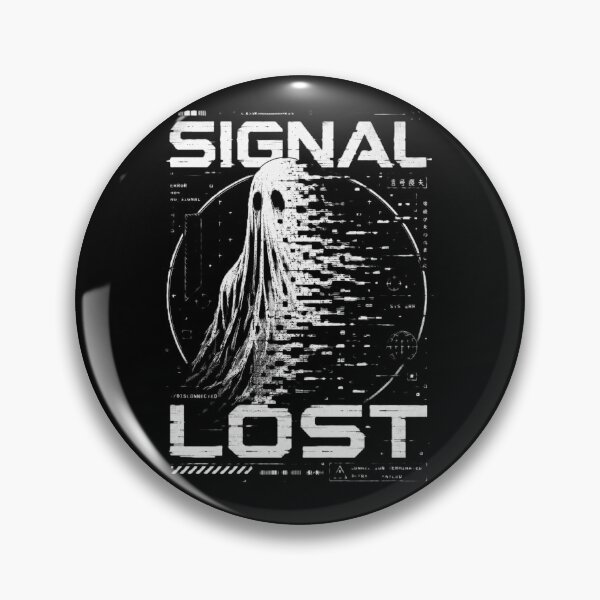 Item preview, Signal Lost – Glitch Ghost Cyberpunk Horror Aesthetic designed and sold by BlackBoneArt.