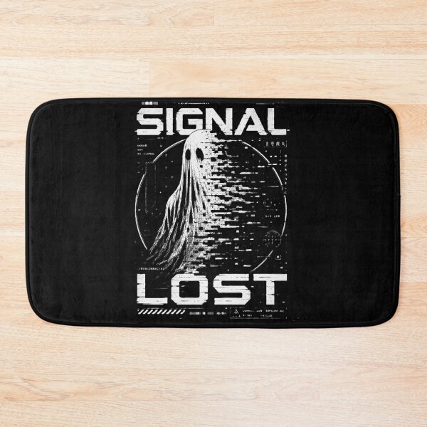 Item preview, Signal Lost – Glitch Ghost Cyberpunk Horror Aesthetic designed and sold by BlackBoneArt.