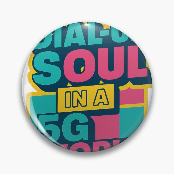 Item preview, Dial-Up Soul In A 5G World Tee designed and sold by RhapsodyVariety.