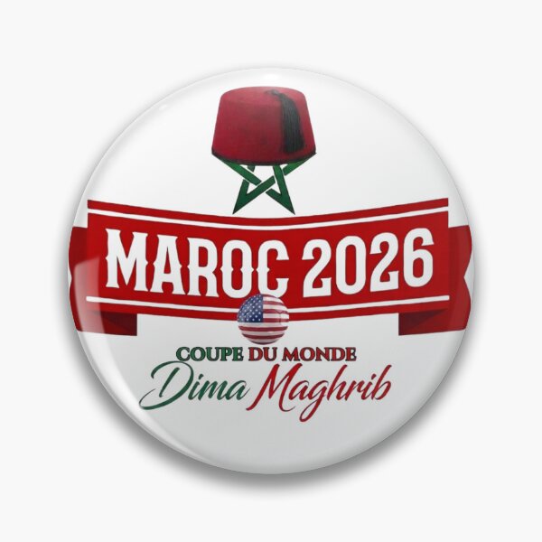 Item preview, Morocco 2026 World Cup Supporter Graphic Design designed and sold by NinaCreator.
