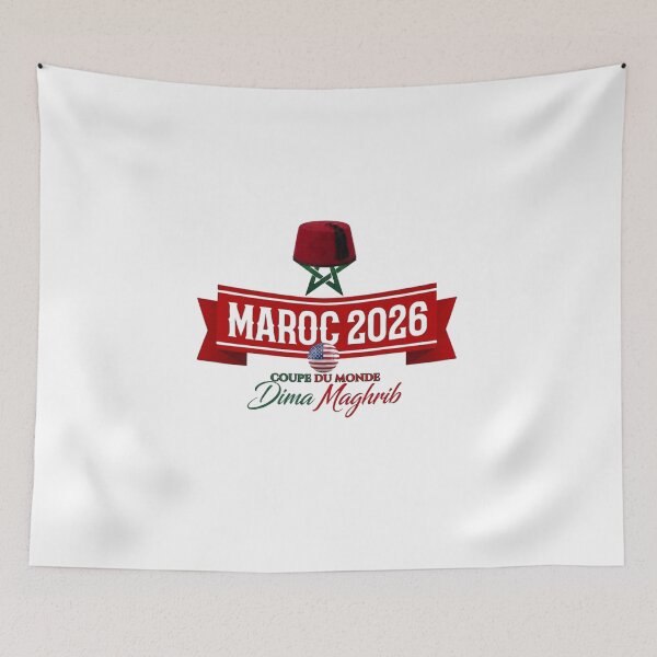 Item preview, Morocco 2026 World Cup Supporter Graphic Design designed and sold by NinaCreator.