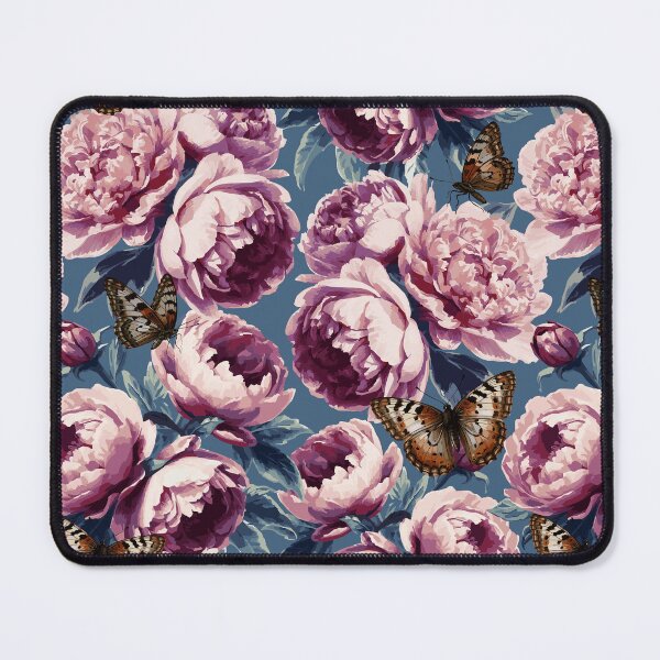 Item preview, Vintage Chic Floral - dark blue designed and sold by elenabdesigns.