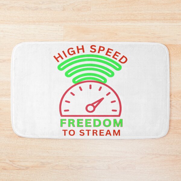 Item preview, High speed, freedom to stream designed and sold by FiberatWorkTechs.